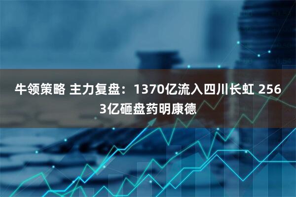 牛领策略 主力复盘：1370亿流入四川长虹 2563亿砸盘药明康德